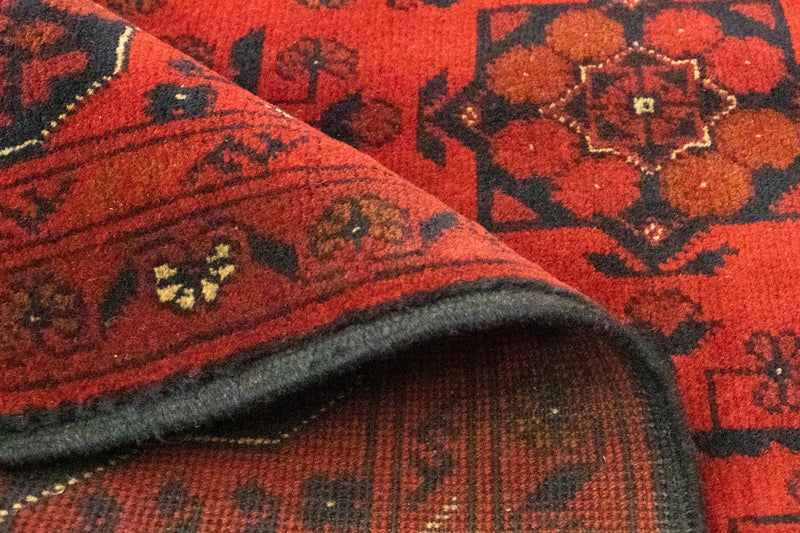 Afghan Rug - Kunduz - 156 x 105 cm - red