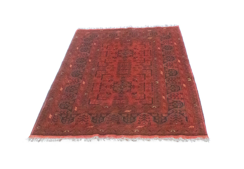 Afghan Rug - Kunduz - 156 x 105 cm - red