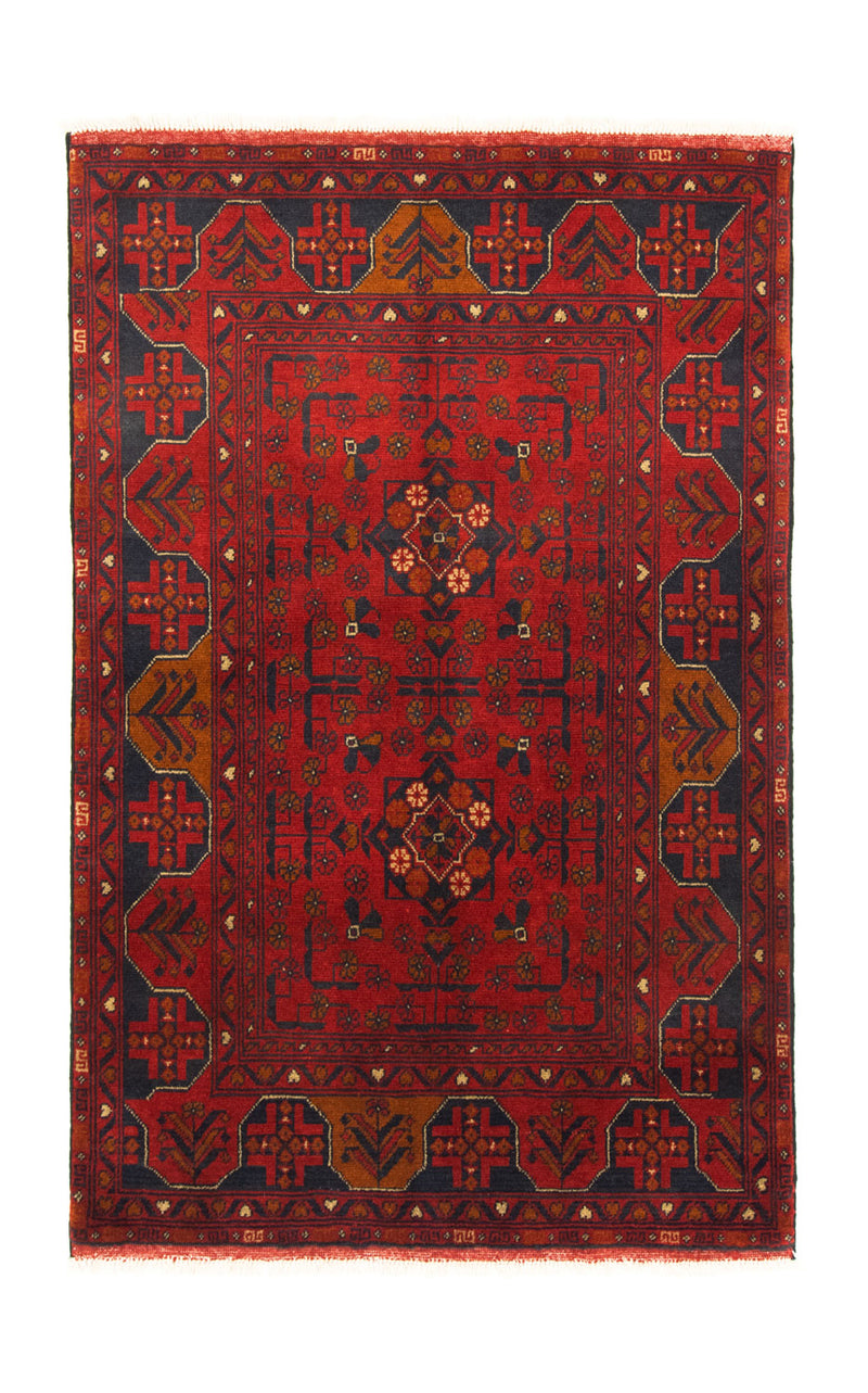 Afghan Rug - Kunduz - 154 x 100 cm - red