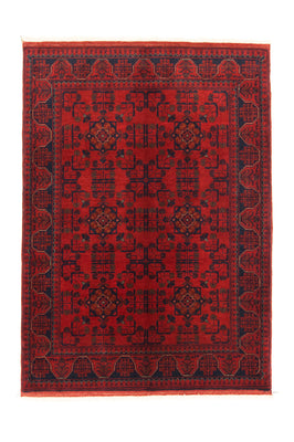 Afghan Rug - Kunduz - 147 x 105 cm - red