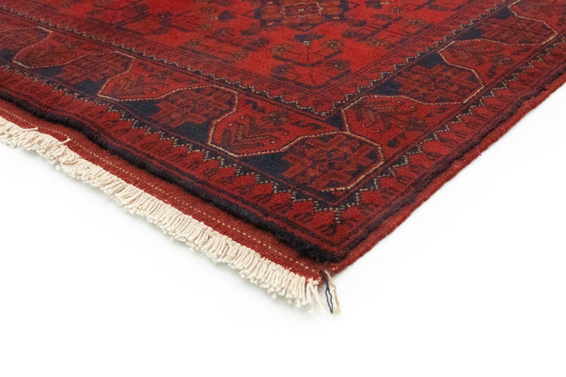 Afghan Rug - Kunduz - 147 x 105 cm - red