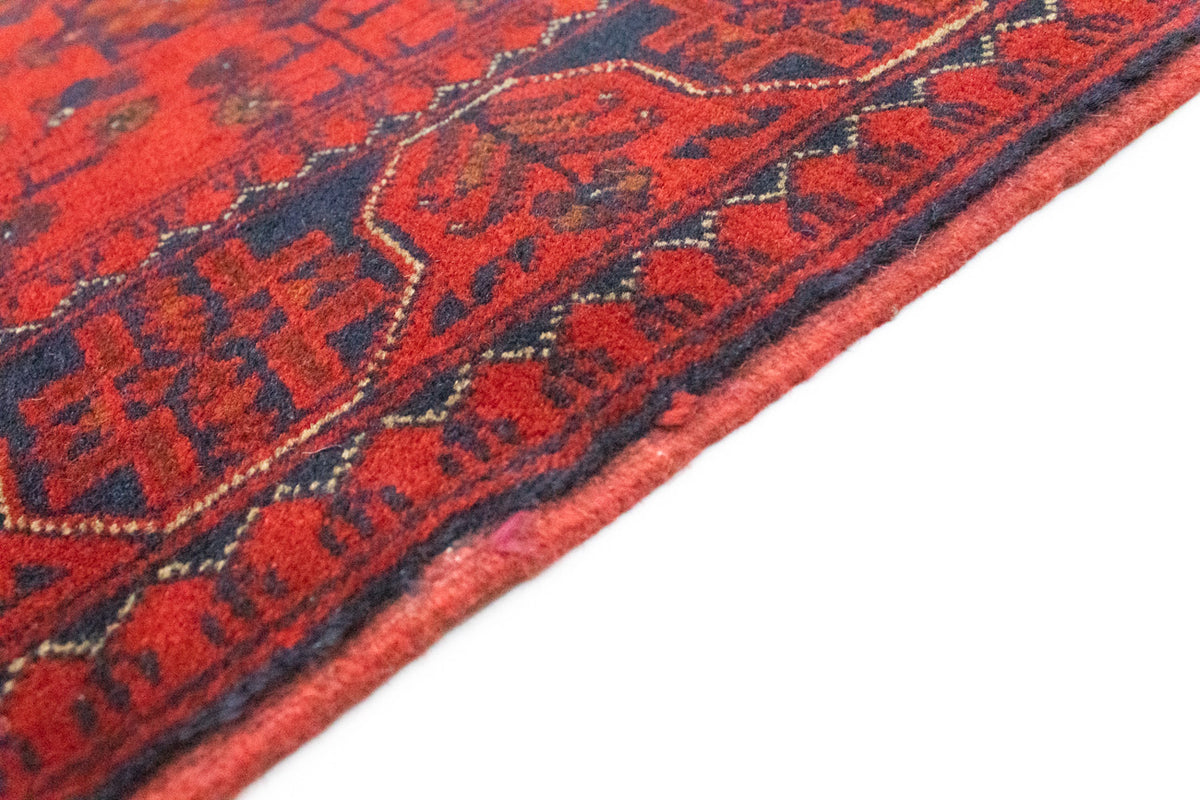 Afghan Rug - Kunduz - 147 x 105 cm - red