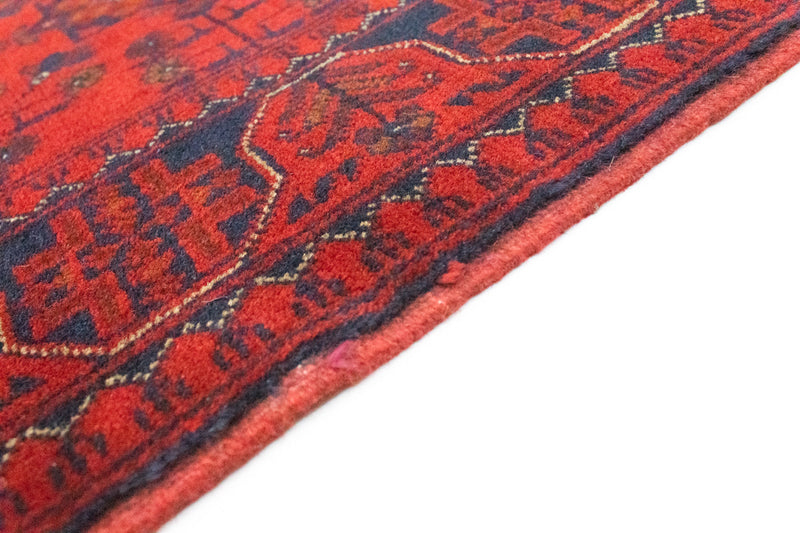 Afghan Rug - Kunduz - 147 x 105 cm - red