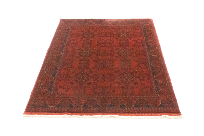Afghan Rug - Kunduz - 147 x 105 cm - red