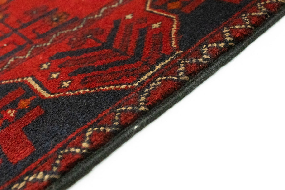Afghan Rug - Kunduz - 125 x 83 cm - red