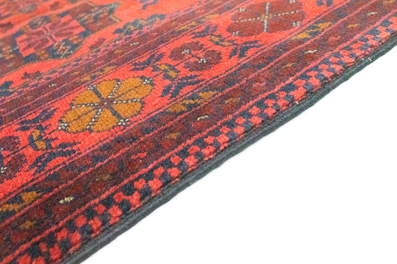 Afghan Rug - Kunduz - 145 x 98 cm - red