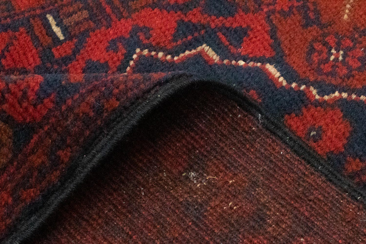 Afghan Rug - Kunduz - 129 x 73 cm - red