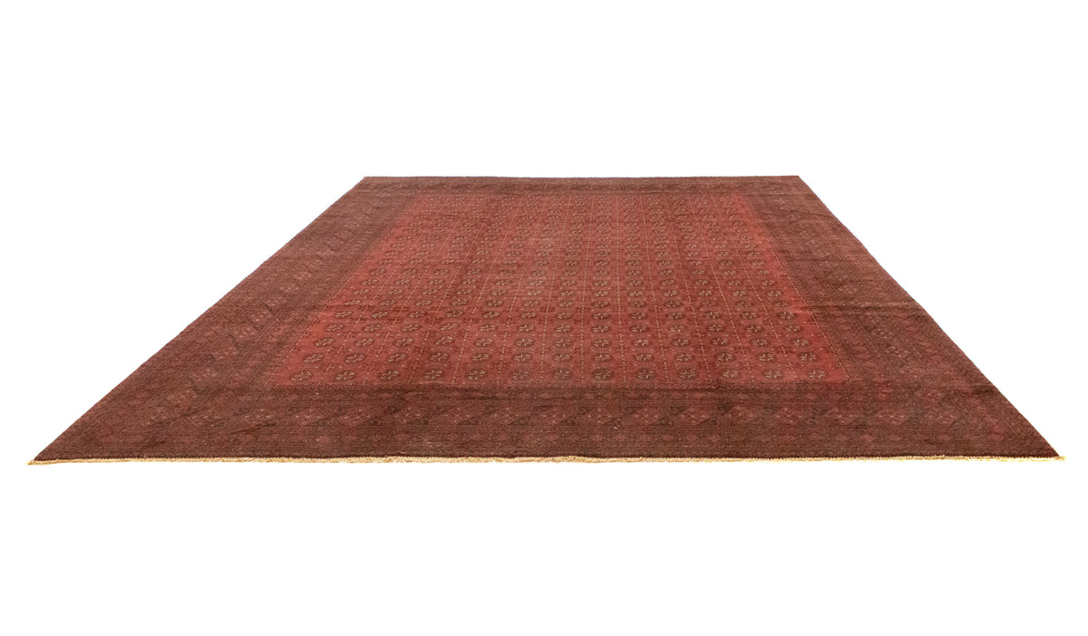 Afghan Rug - Filpa - 391 x 299 cm - dark red