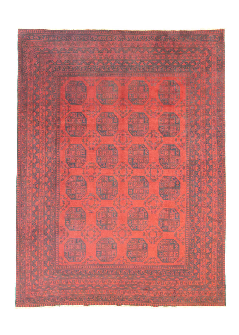 Afghan Teppich - Filpa 329 x 250 cm - dunkelrot