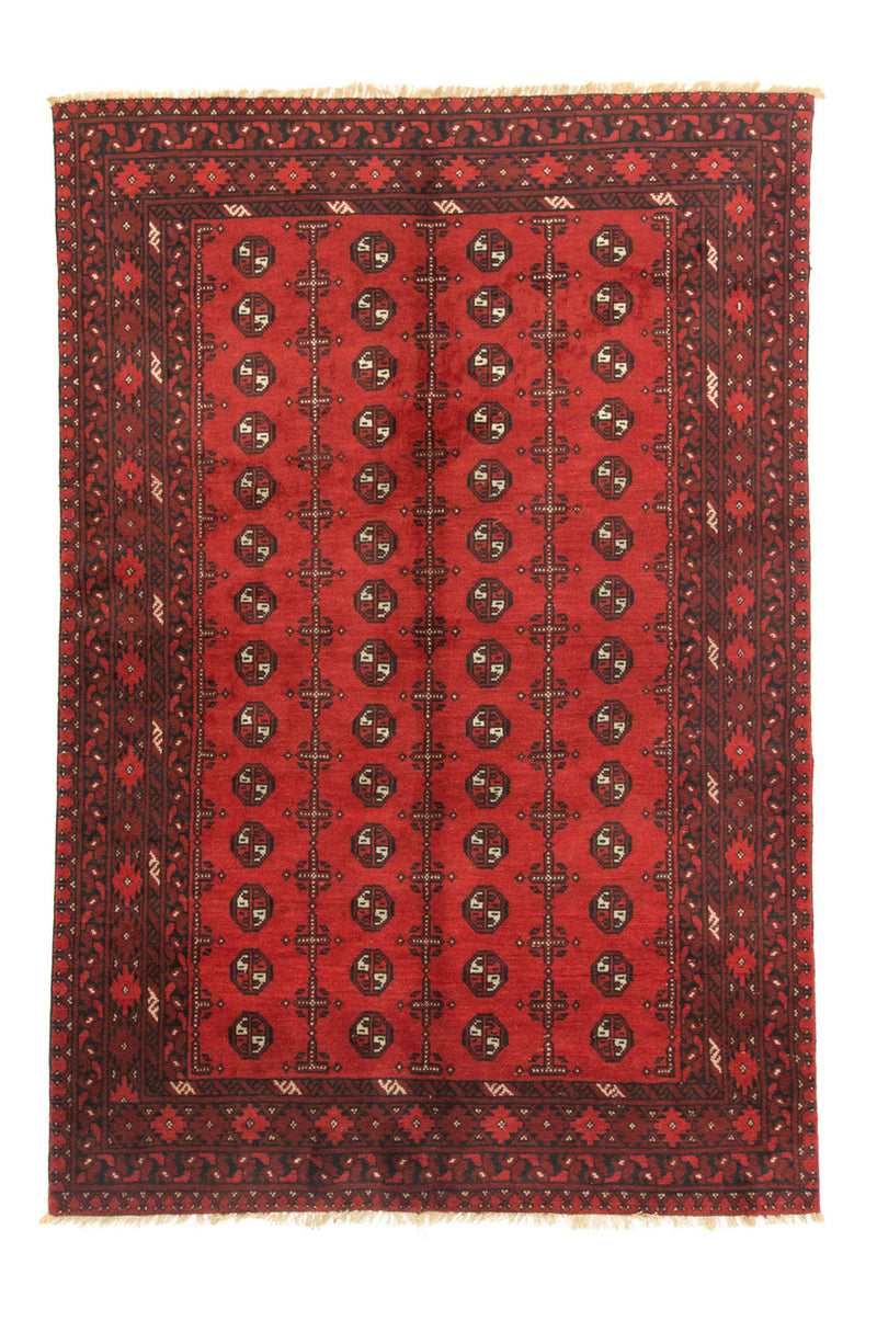 Afghan Rug - Filpa - 242 x 163 cm - red