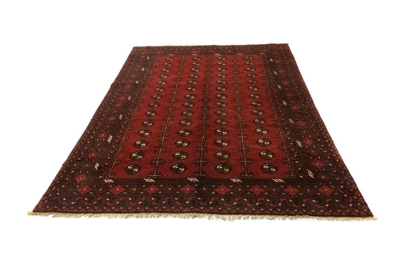 Afghan Rug - Filpa - 242 x 163 cm - red