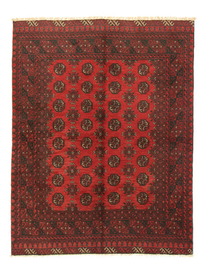 Afghan Rug - Filpa - 187 x 148 cm - red