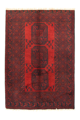Afghan Rug - Filpa - 148 x 106 cm - red