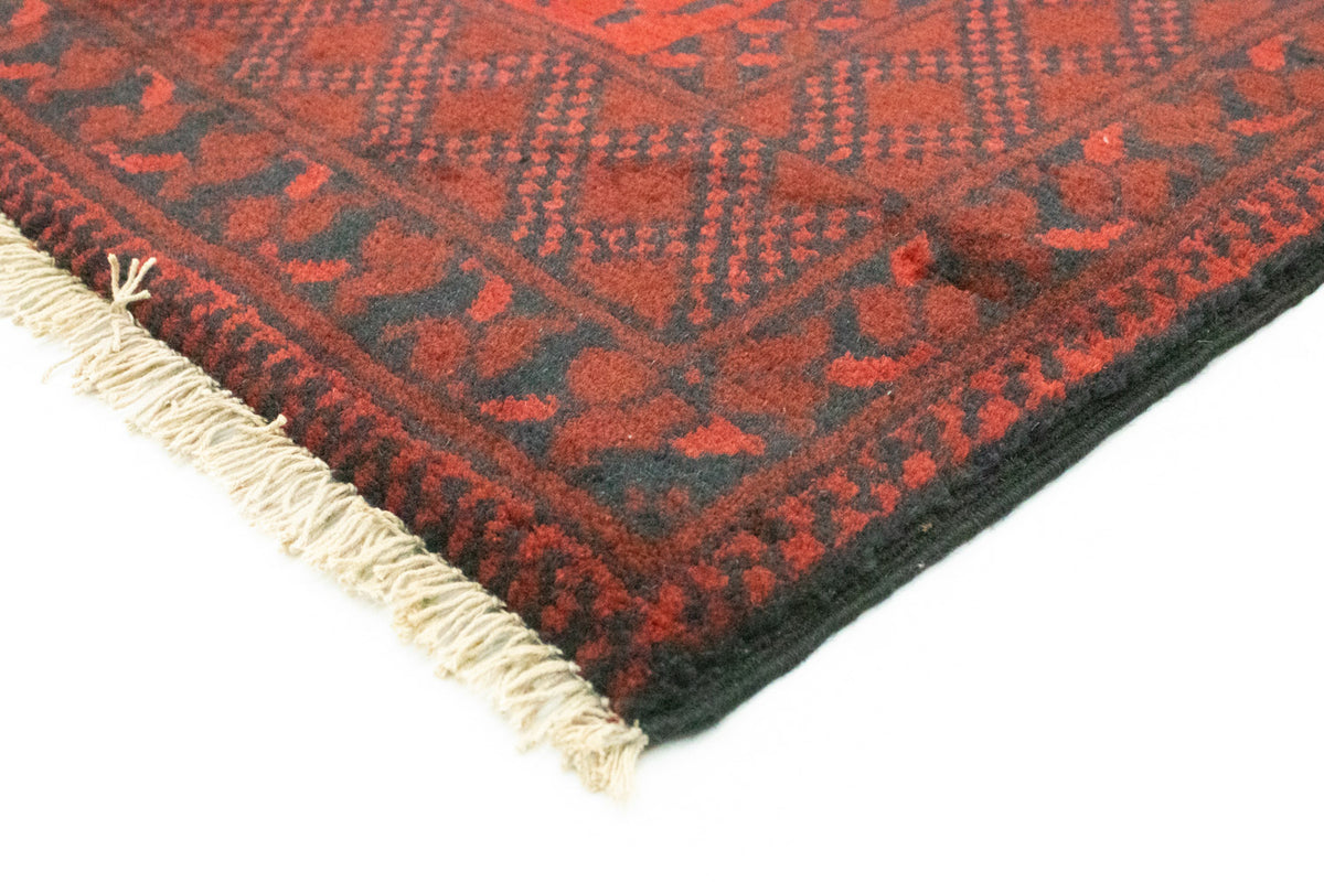 Afghan Rug - Filpa - 148 x 106 cm - red