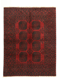 Afghan Rug - Filpa - 193 x 147 cm - red