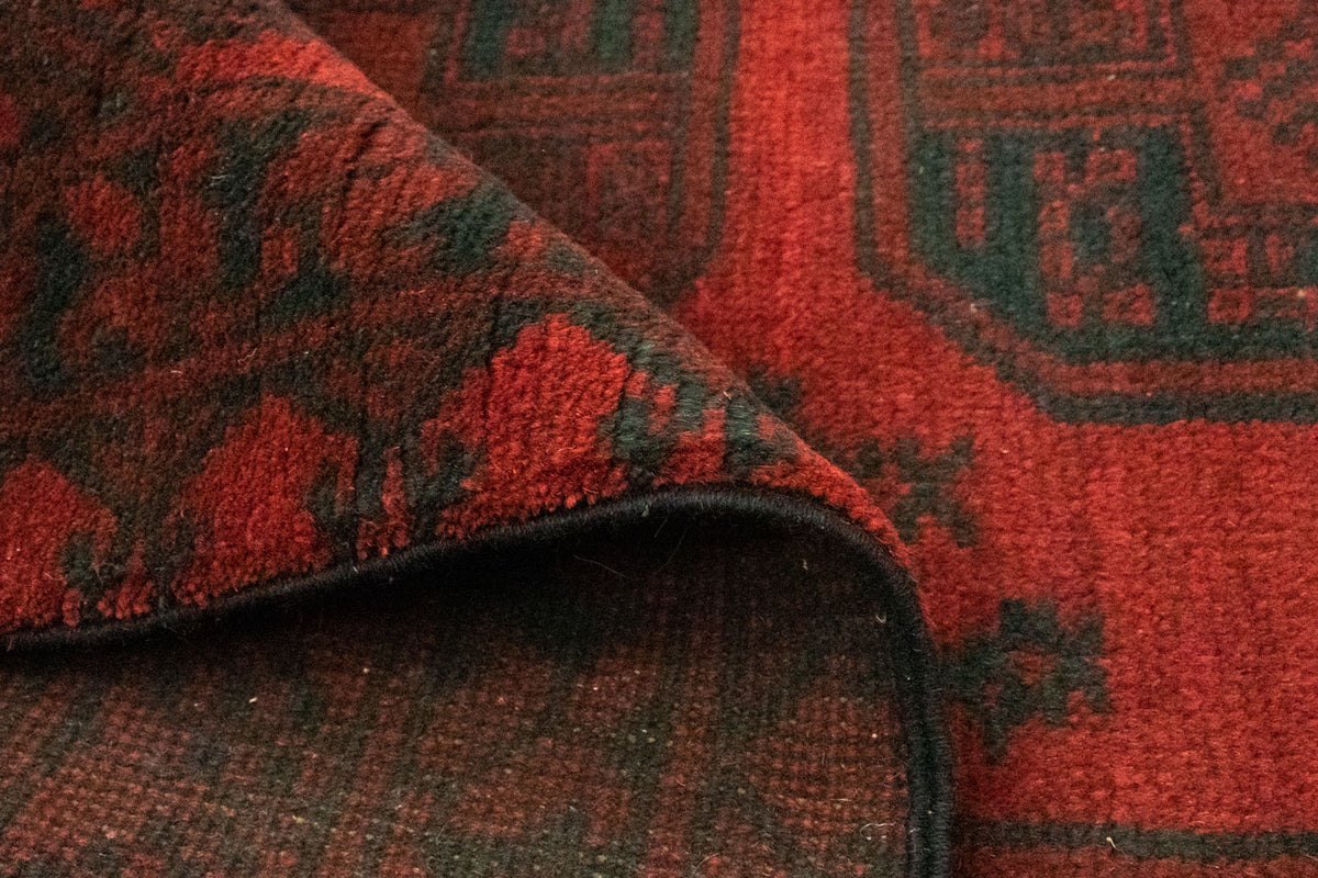 Afghan Rug - Filpa - 193 x 147 cm - red