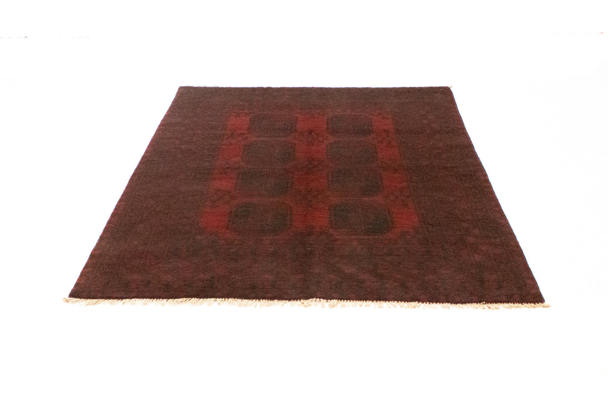 Afghan Rug - Filpa - 193 x 147 cm - red