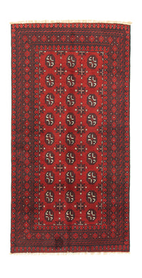Afghan Rug - Filpa - 191 x 100 cm - red