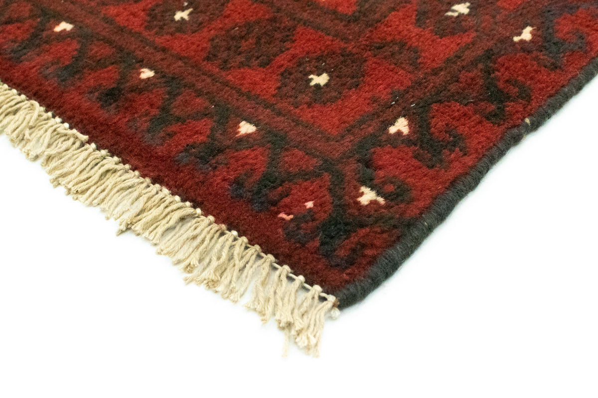 Afghan Rug - Filpa - 195 x 100 cm - red
