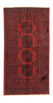 Afghan Rug - Filpa - 198 x 96 cm - red