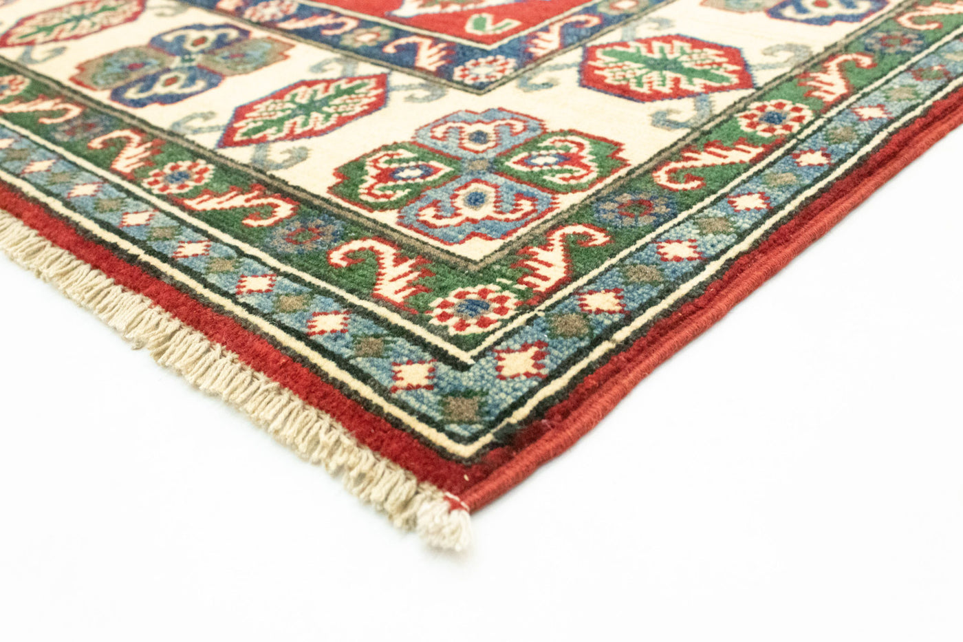 Ziegler Teppich - Kazak 212 x 146 cm - dunkelrot