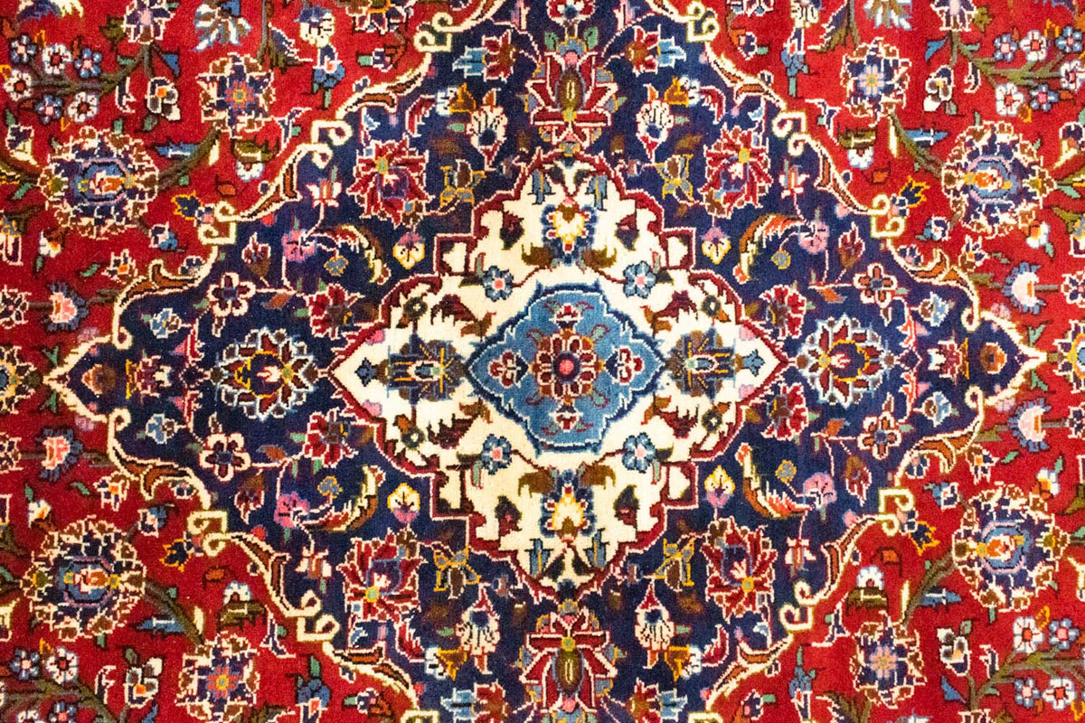 Perser Rug - Keshan - 362 x 251 cm - dark red