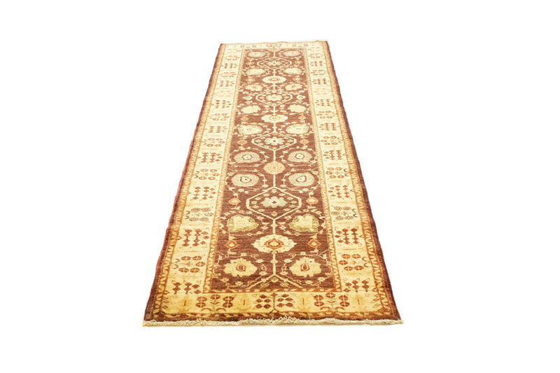 Runner Ziegler Rug - 347 x 81 cm - dark brown