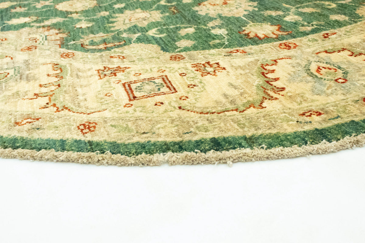 Ziegler Rug round  - 160 x 160 cm - green