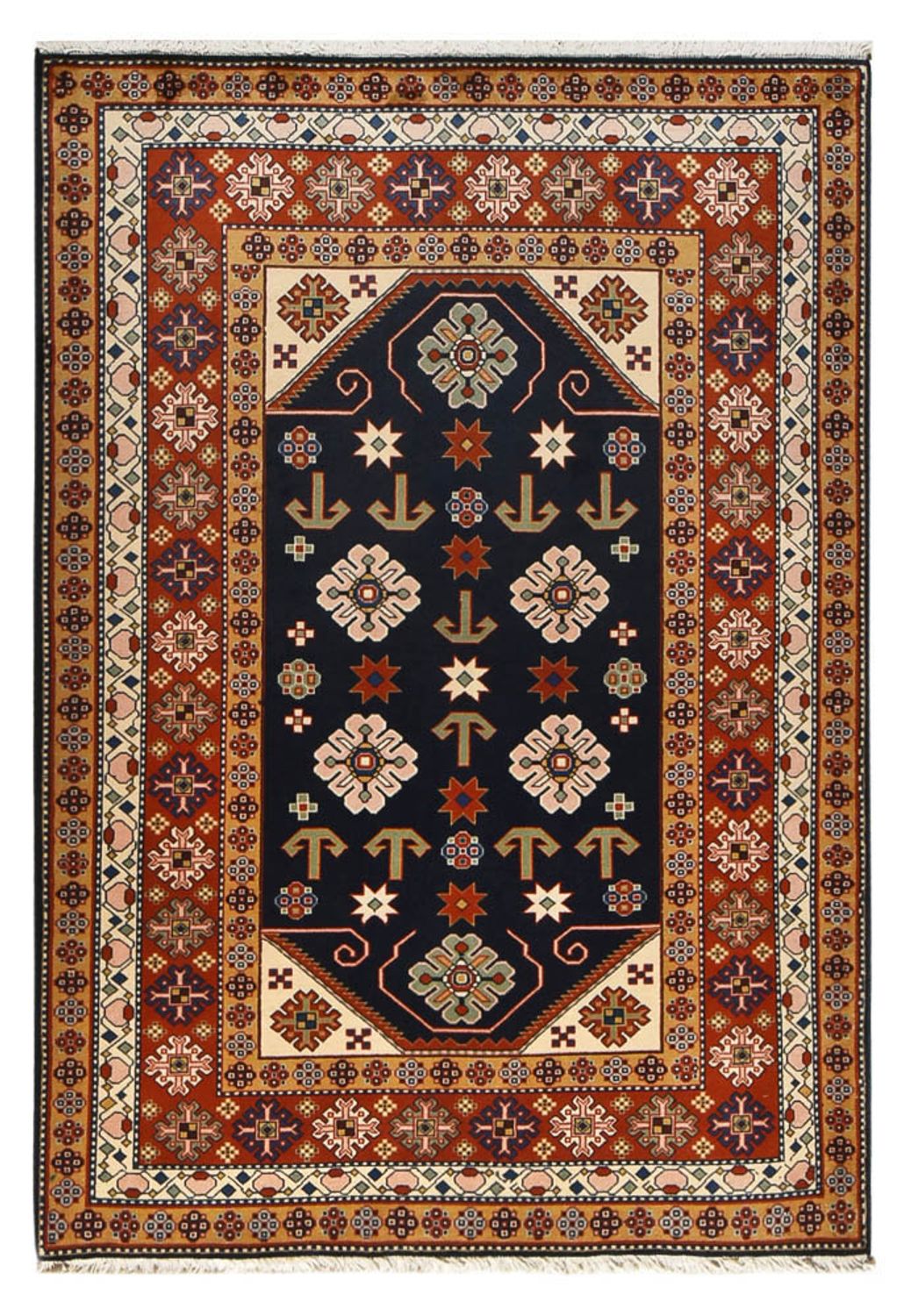 Perser Rug - Nomadic - 197 x 136 cm - dark blue