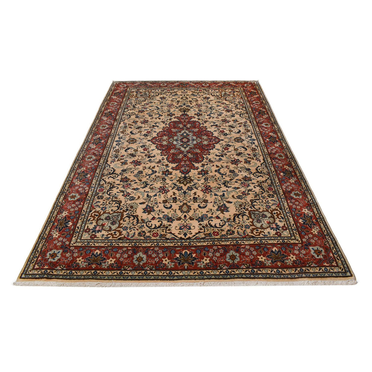Perser Rug - Keshan - 296 x 201 cm - beige