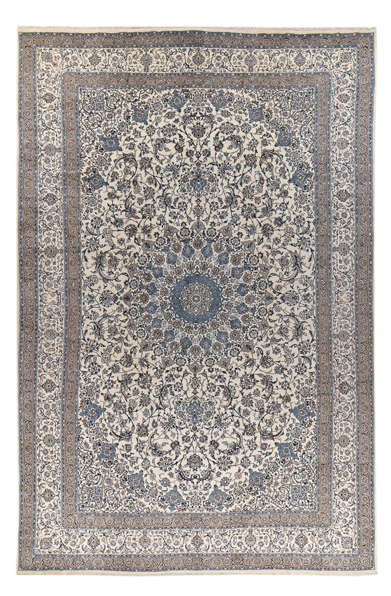 Perser Rug - Nain - Royal - 626 x 400 cm - grey