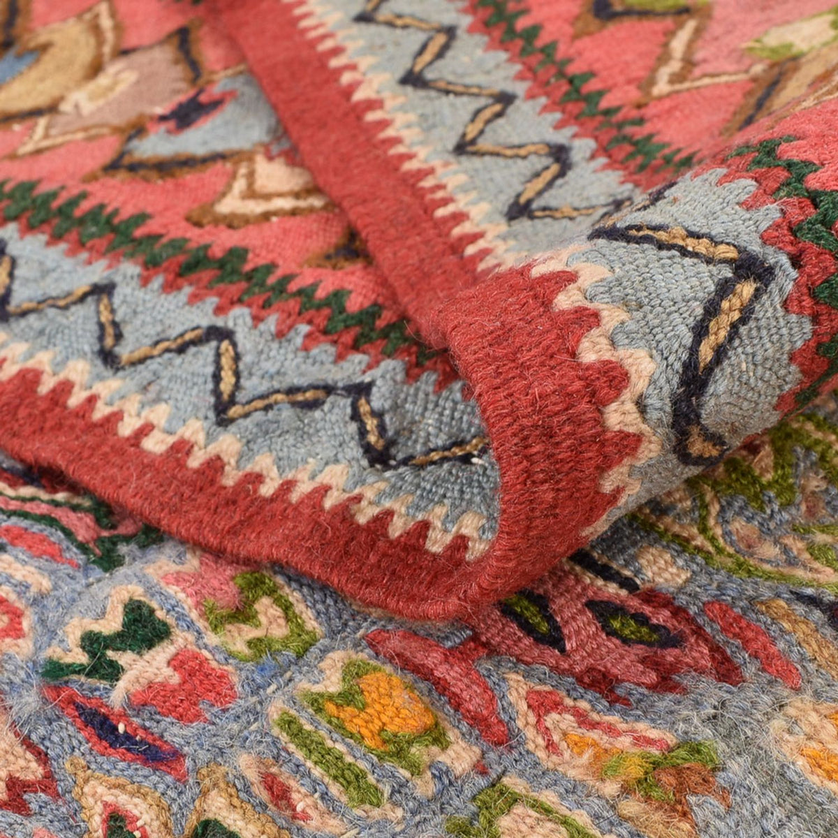 Kelim Rug - Oriental - 255 x 143 cm - dark beige