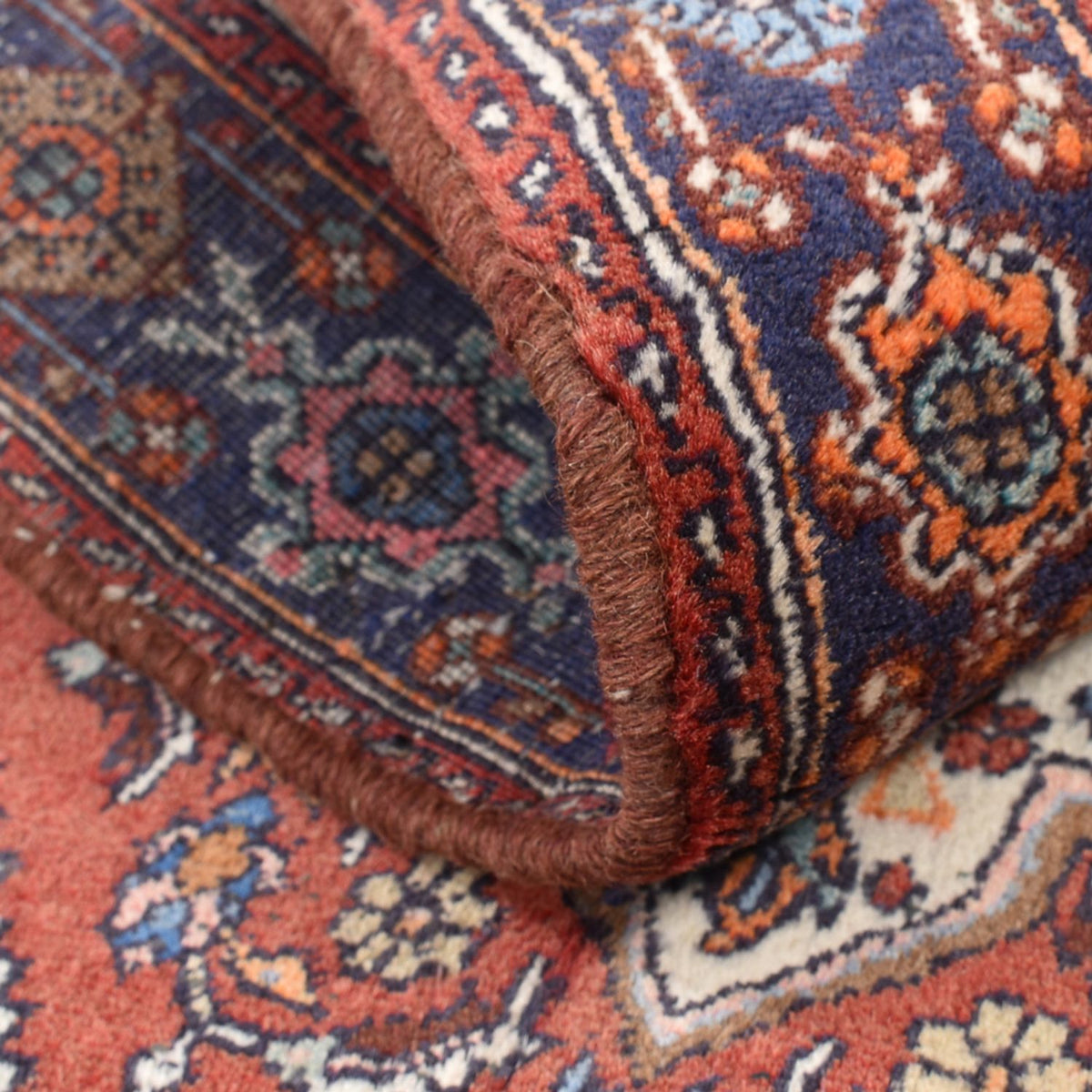 Perser Rug - Nomadic - 126 x 81 cm - terracotta