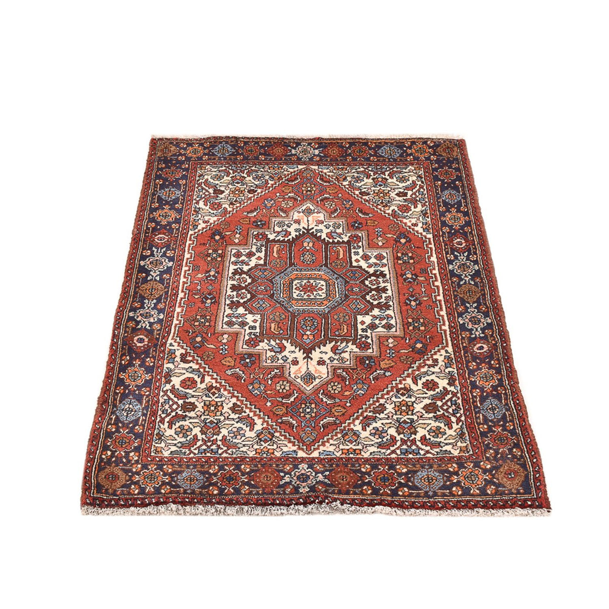 Perser Rug - Nomadic - 126 x 81 cm - terracotta