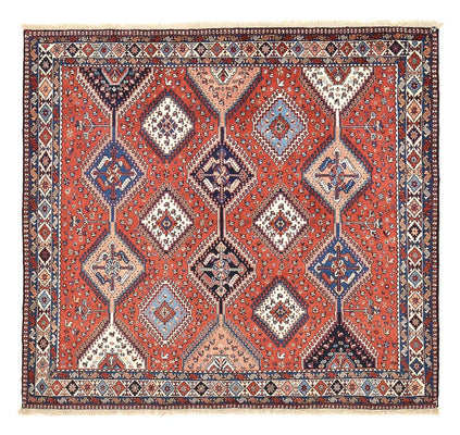 Perser Rug - Nomadic square  - 200 x 188 cm - red