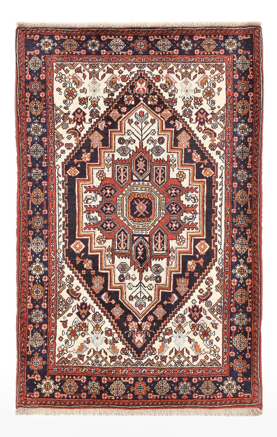 Perser Rug - Nomadic - 124 x 82 cm - terracotta