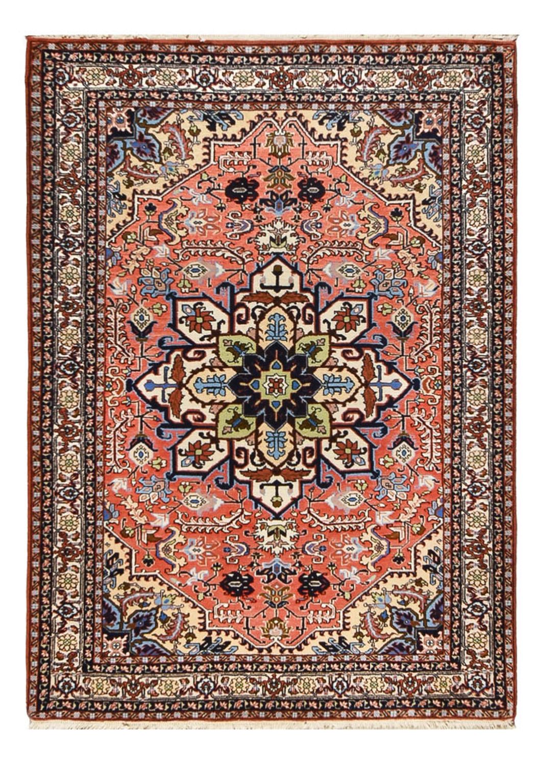 Perser Rug - Nomadic - 198 x 142 cm - salmon