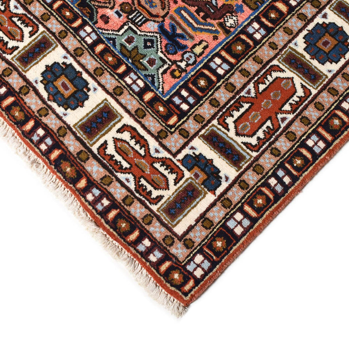 Perser Rug - Nomadic - 206 x 143 cm - multicolored