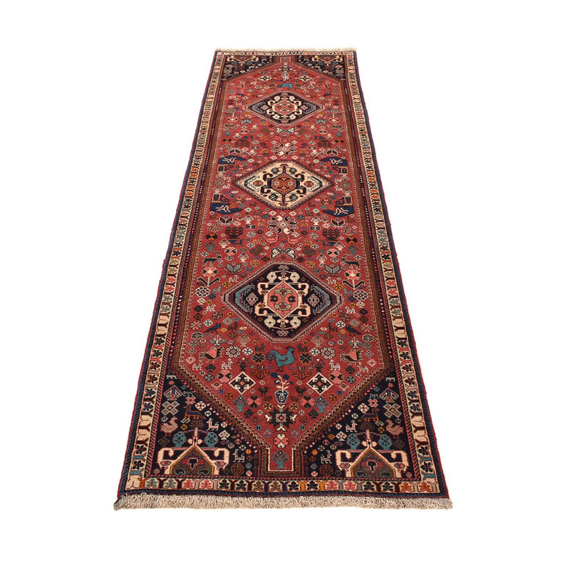 Runner Gabbeh Rug - Kashkuli Perser - 296 x 80 cm - red