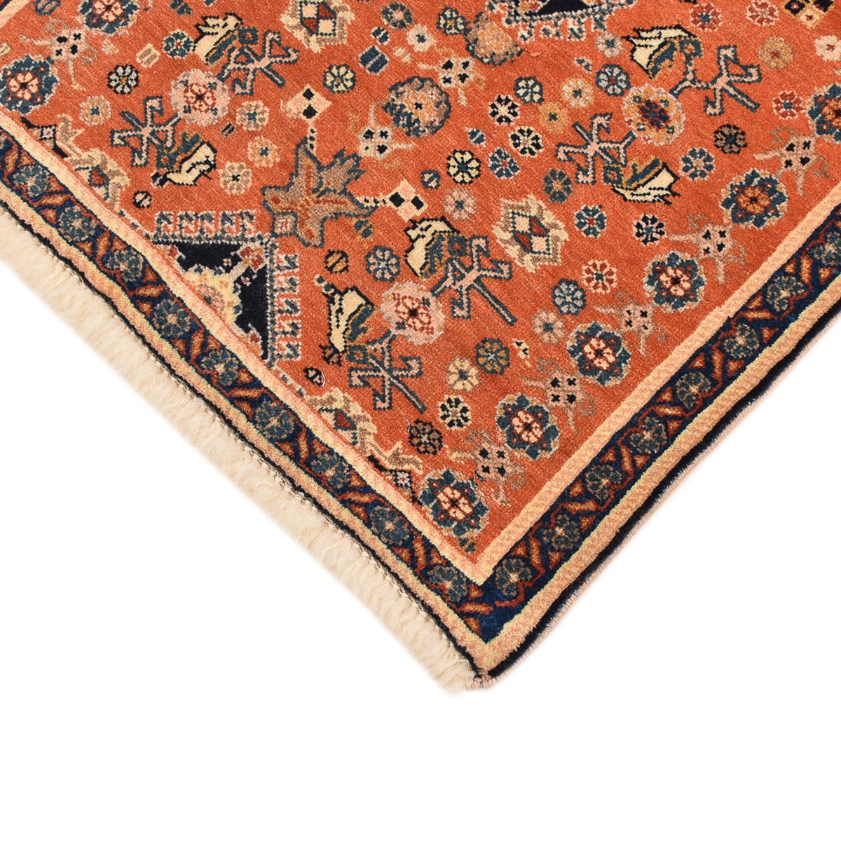 Perser Rug - Nomadic - 124 x 64 cm - orange