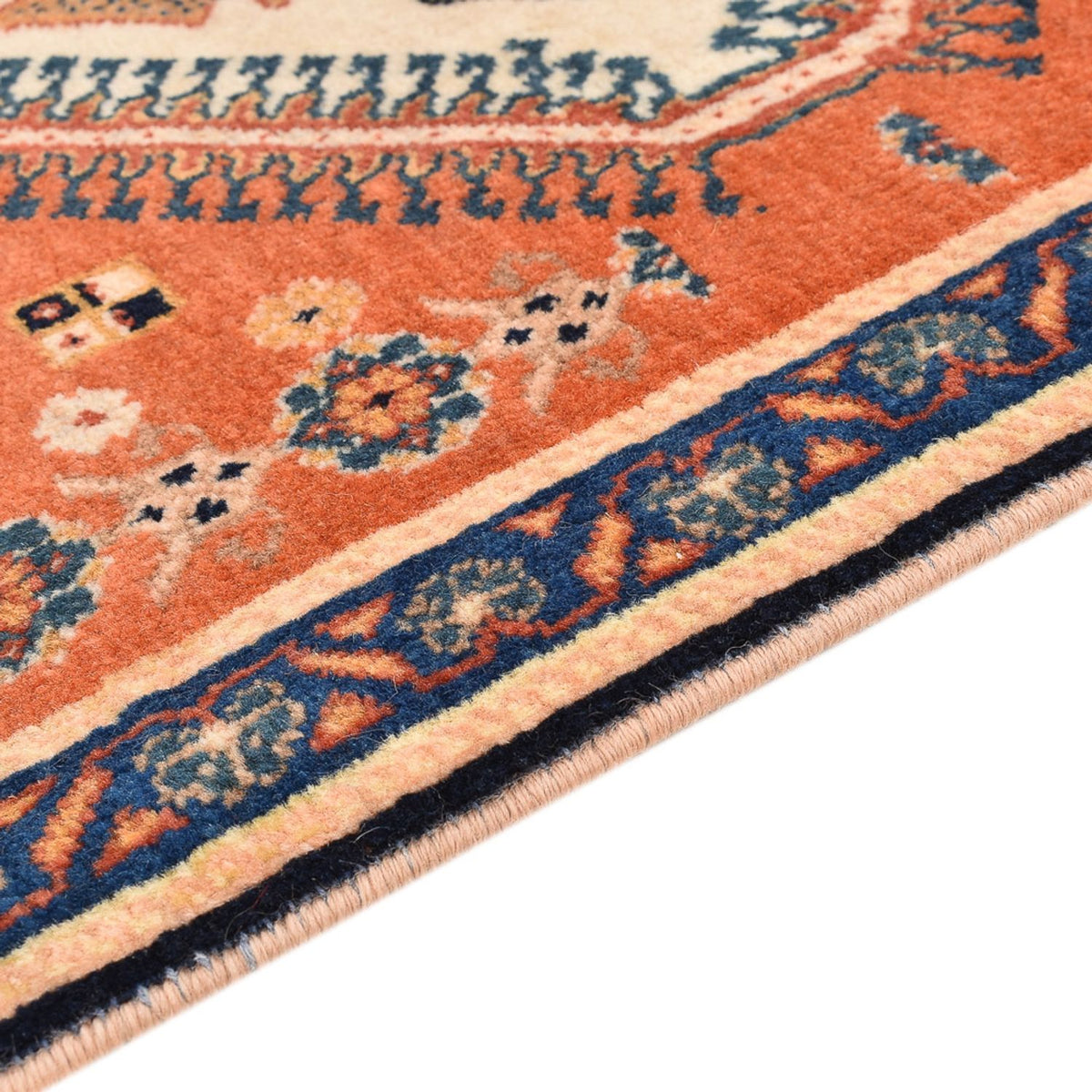 Perser Rug - Nomadic - 124 x 64 cm - orange
