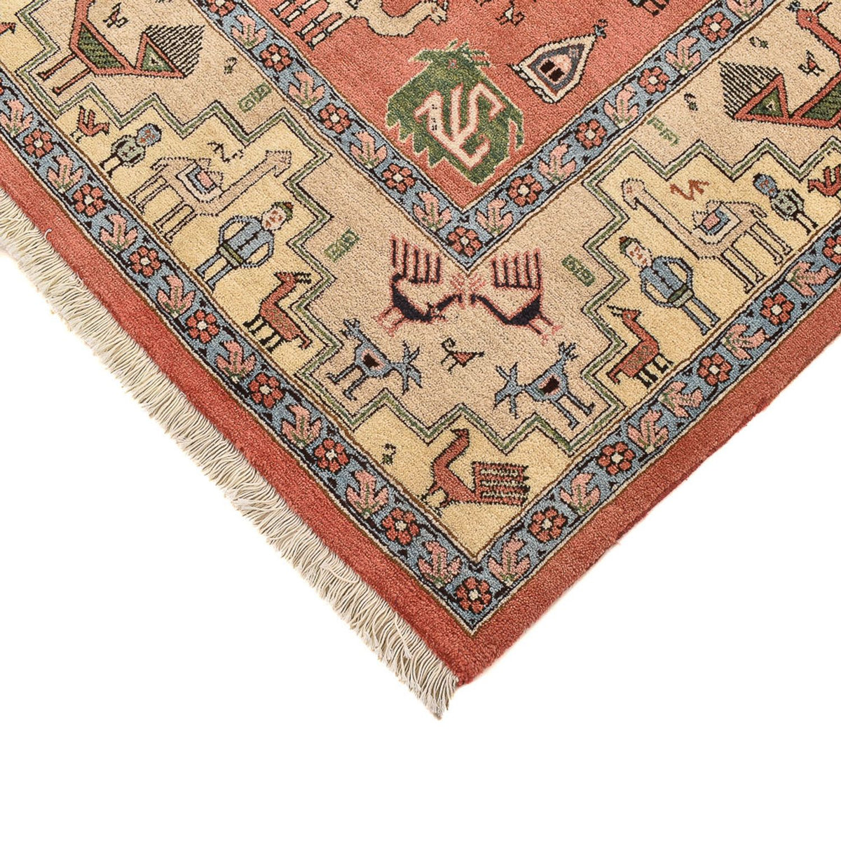 Perser Rug - Nomadic square  - 208 x 198 cm - green