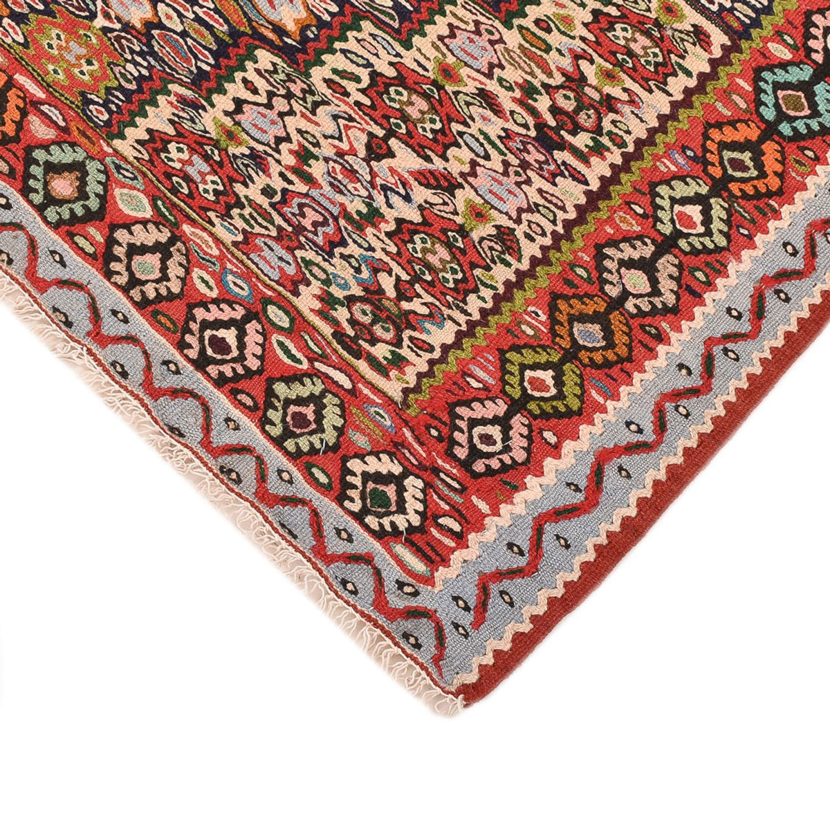 Kelim Rug - Oriental - 150 x 118 cm - terracotta