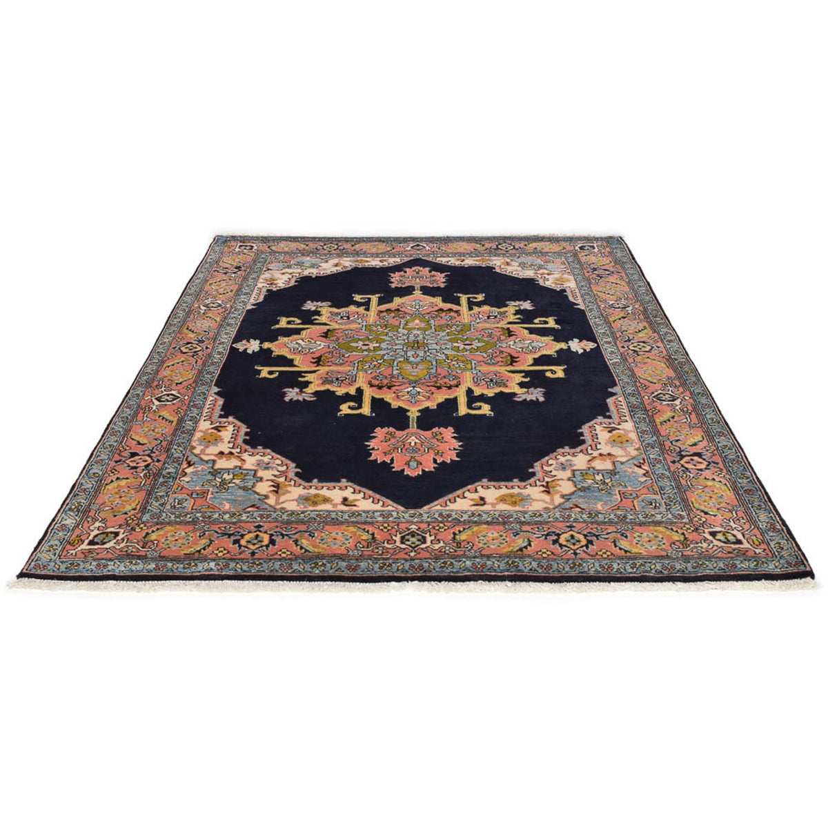 Perser Rug - Nomadic - 206 x 150 cm - dark blue