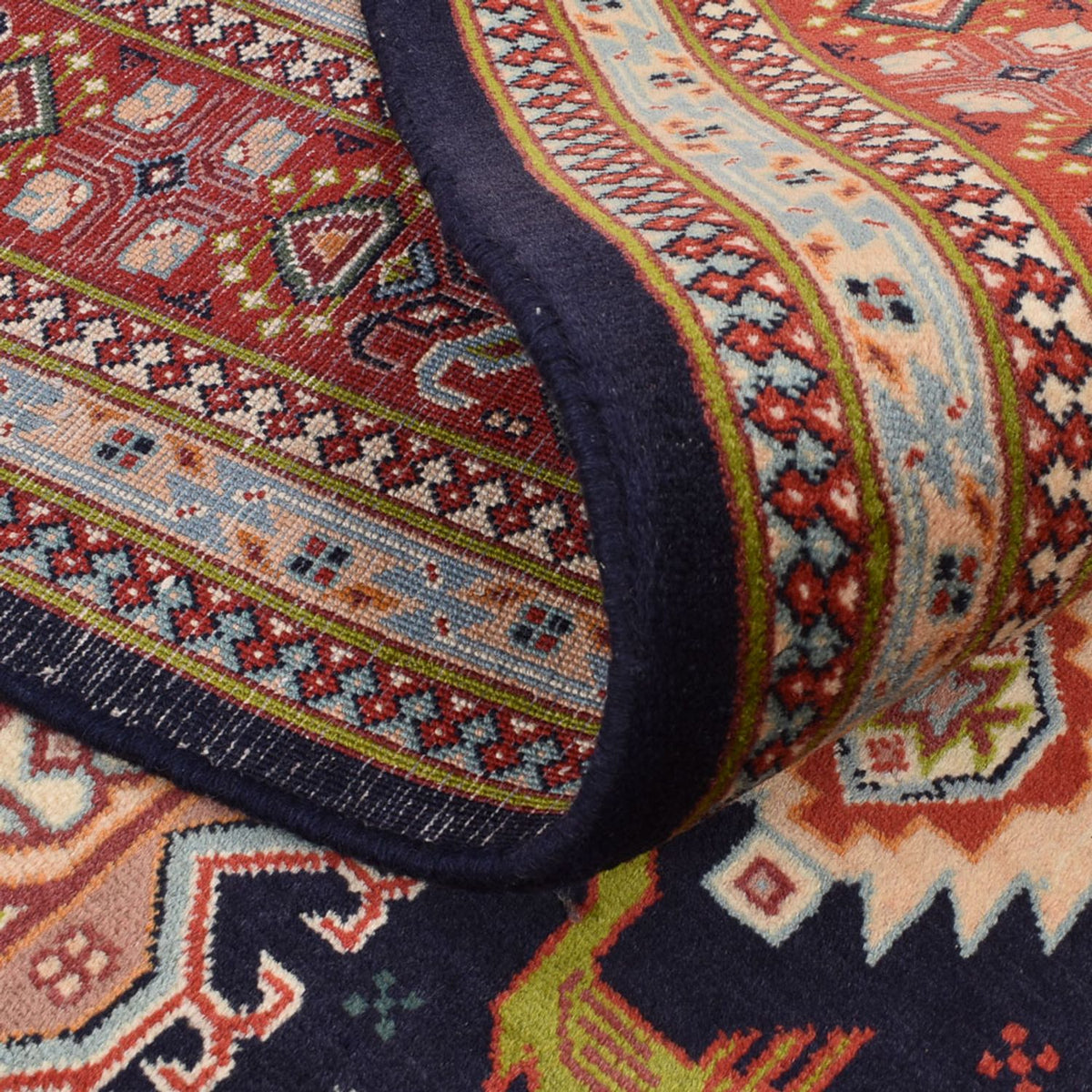 Perser Rug - Nomadic - 228 x 143 cm - dark beige