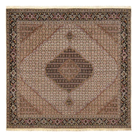 Perser Rug - Tabriz - Royal square  - 204 x 204 cm - brown