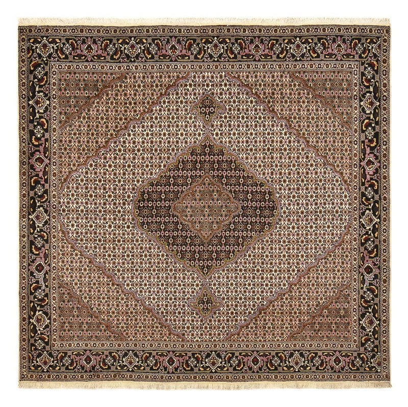 Perser Rug - Tabriz - Royal square  - 204 x 204 cm - brown