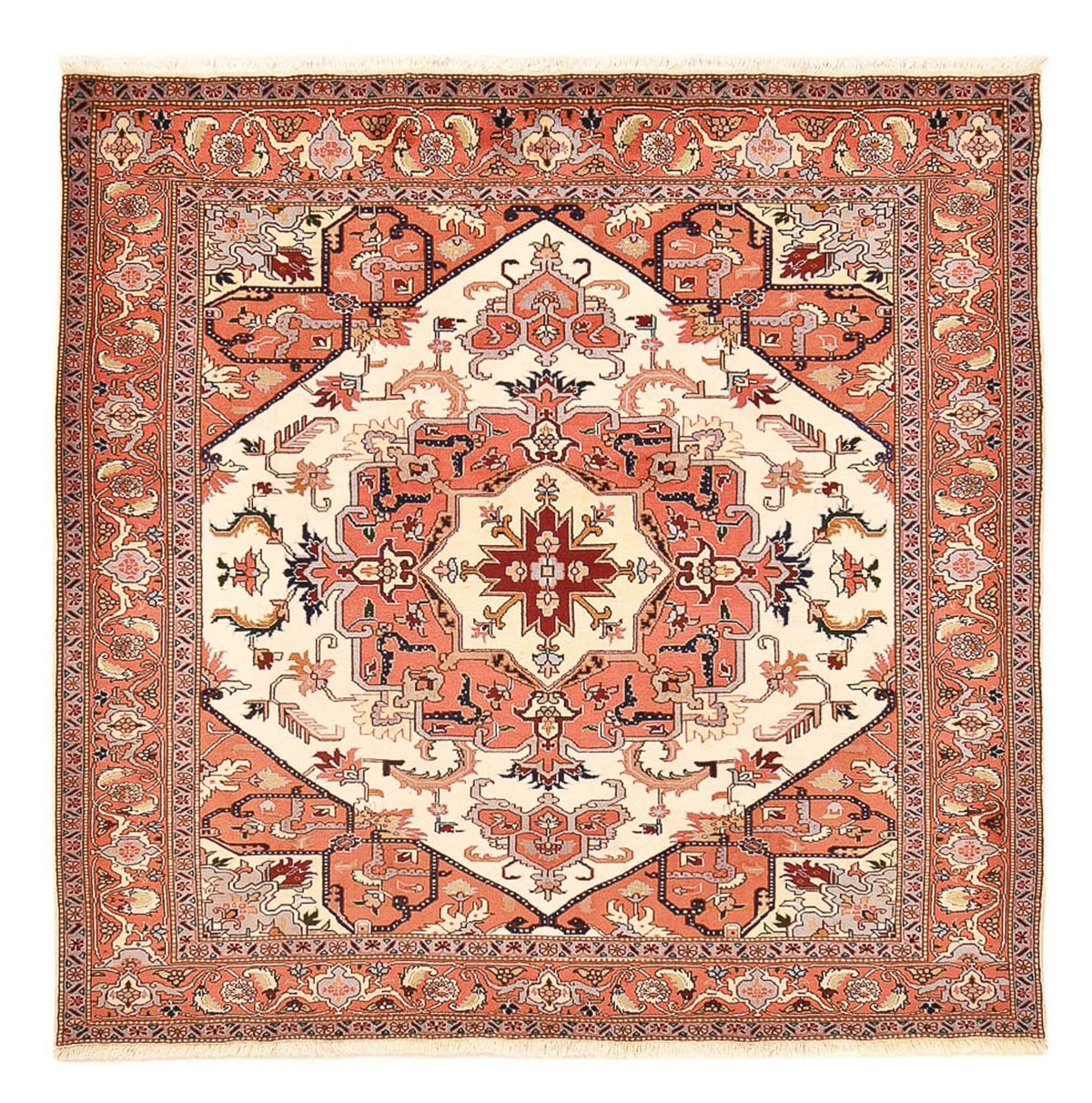 Perser Rug - Tabriz - Royal square  - 207 x 205 cm - cream