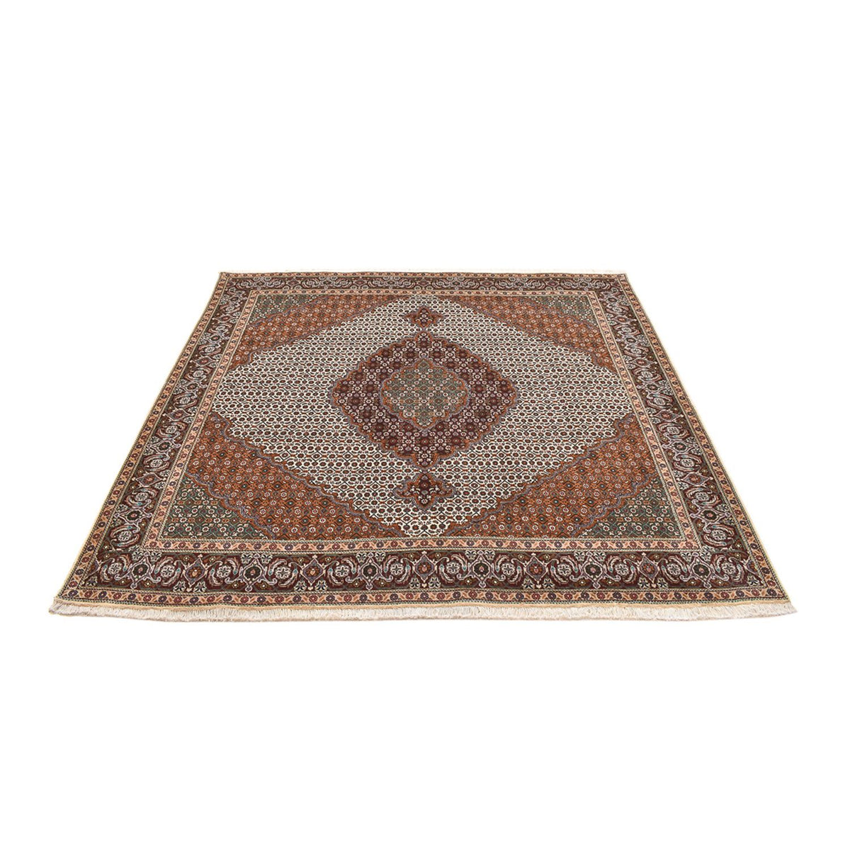 Perser Rug - Tabriz - Royal square  - 203 x 200 cm - sand