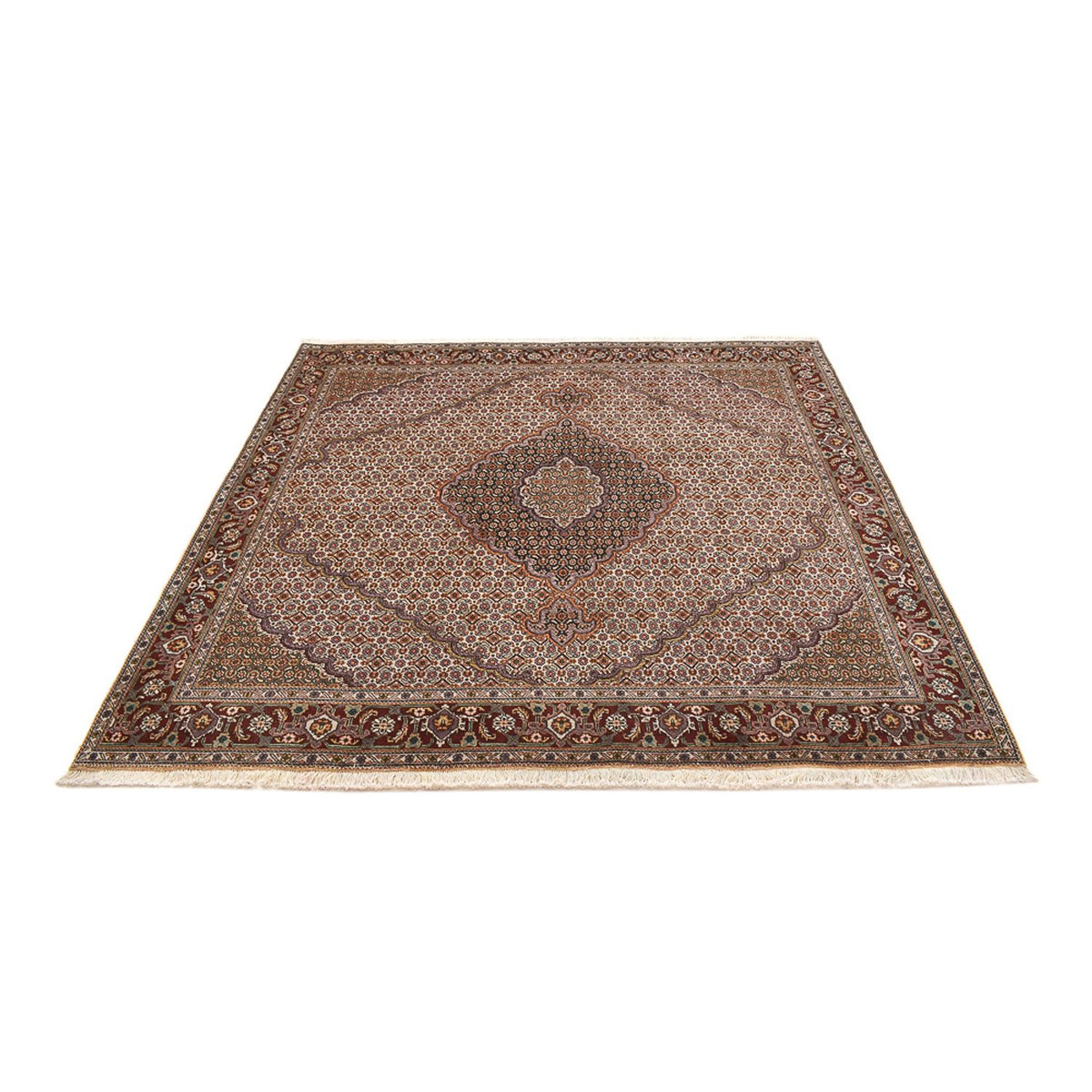Perser Rug - Tabriz - Royal square  - 204 x 198 cm - brown